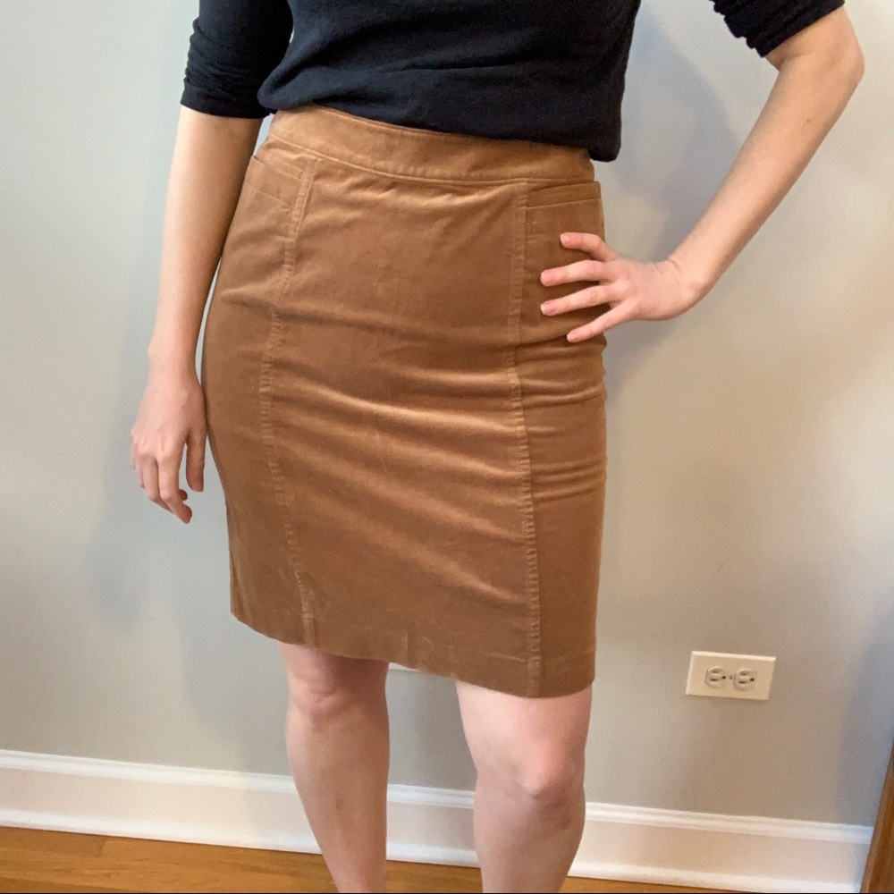 NWT Brown Corduroy Skirt